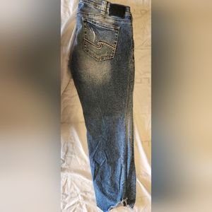 Womens Silver Jeans Aiko Mid ankle Skinny size 33x26